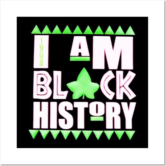 I Am Black History Wall Art by sarazetouniartwork